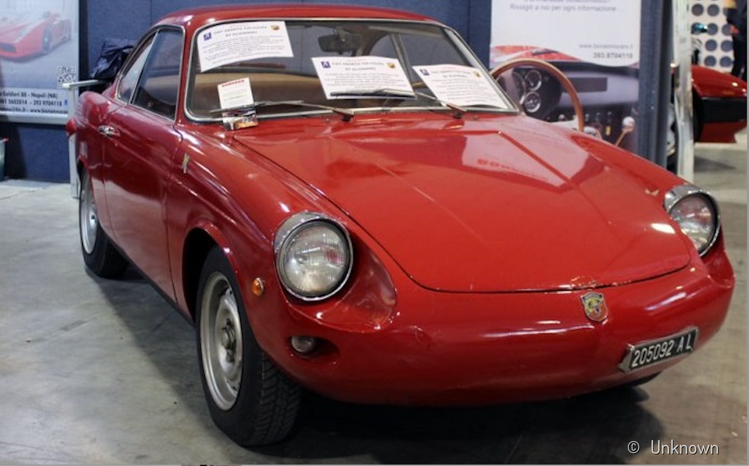 1960 Fiat derivazione Abarth 750 Coupé (Allemano) sn 100789938 AU-19176