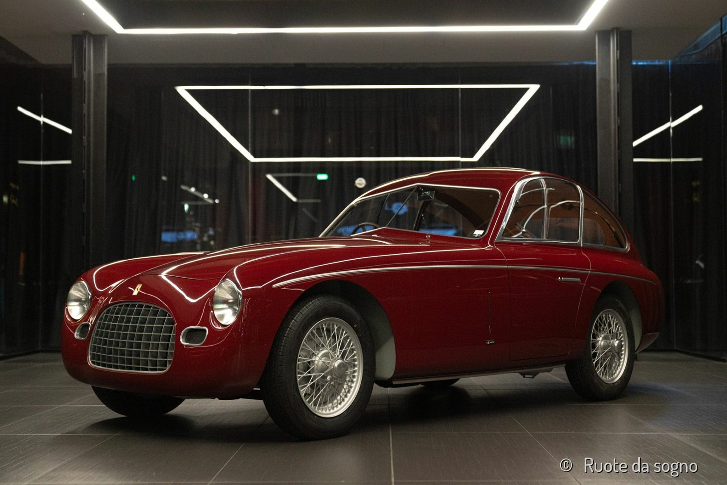 1949 Ferrari 166 Panoramica Sanction II (Zagato) sn 0061S AU-21110