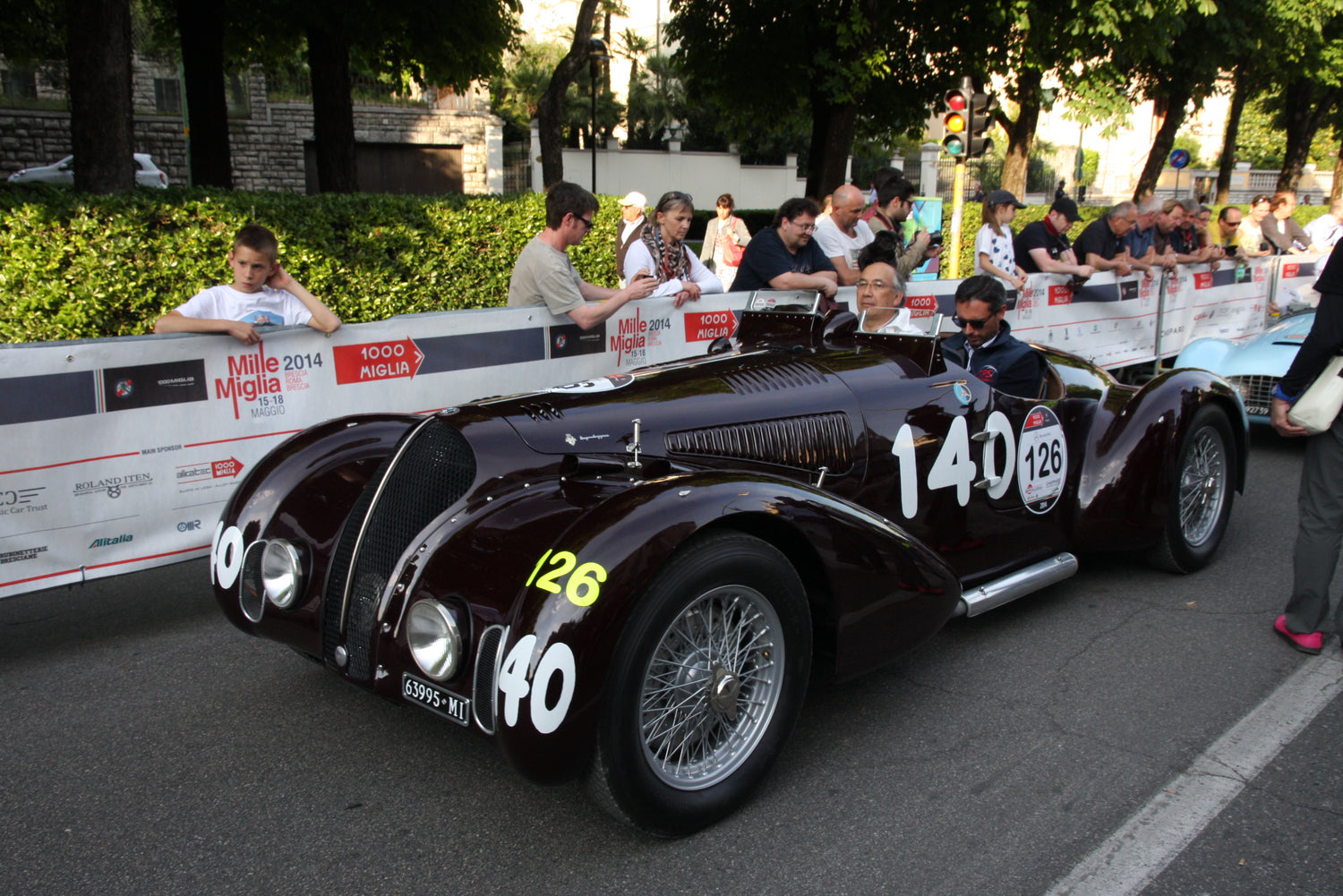 1938 Alfa Romeo 6C 2300 B Mille Miglia Spyder (Carrozzeria Touring) sn 815001 AU-15307