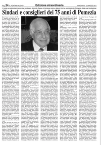 OB-127320 Copy of italian magazine with mention of Manlio Triglia