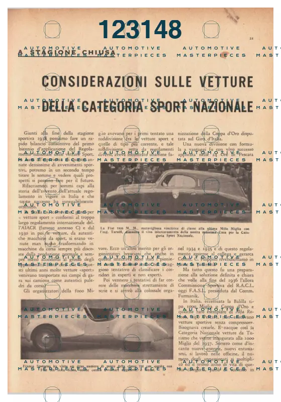 1938 09 30 Auto Italiana #27 OCR diverse gare citazione Braida.jpg