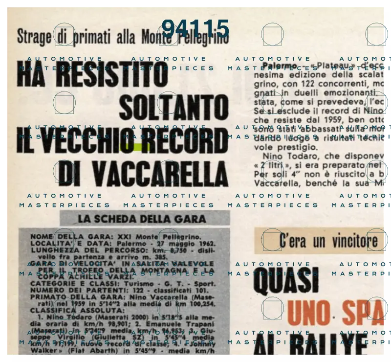 1962 06 07 Auto Italiana #23 OCR Palermo Monte Pellegrino.png