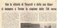 OB-128821 Copy of cover and article with mention of the car 1954 Coppa Michelin