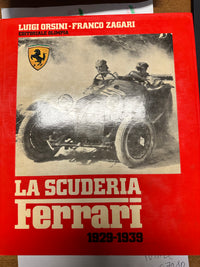 OB-129138 Rare book La Scuderia Ferrari with mention of the car (used)