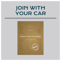 Join Targa Florio's Chassis – Volume I with Your Car - CROWDFUNDING 10 BOOKS 50% COVER PRICE