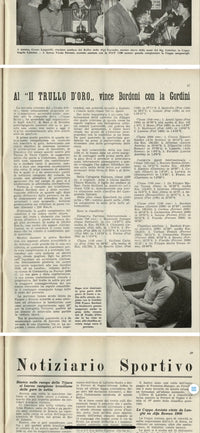 OB-66212 Copy of cover and articles with mention car and driver 1953 II Trullo D'Oro