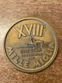 Médaille originale 1951 XVIII Mille Miglia - Coppa Franco Mazzotti