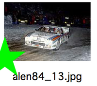 PH-1399 Foto 1984 52° Rallye Montecarlo 27 Gen 1984 #2 Markku Alén,Kivimäki Ilkka