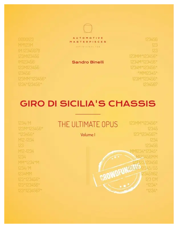 GIRO DI SICILIA’S CHASSIS - Volume I Book