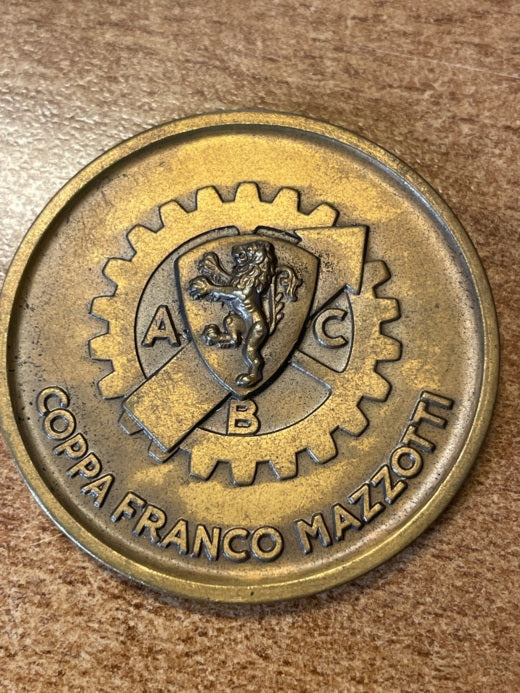 Original medal 1955 XXII Mille Miglia - Coppa Franco Mazzotti