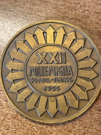 Medaglia originale 1955 XXII Mille Miglia - Coppa Franco Mazzotti