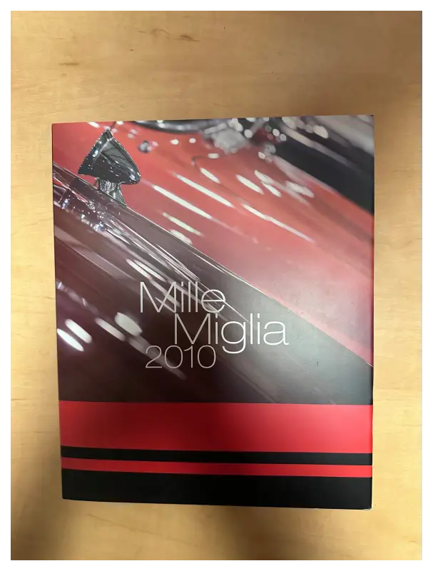 Mille Miglia 2010 Book