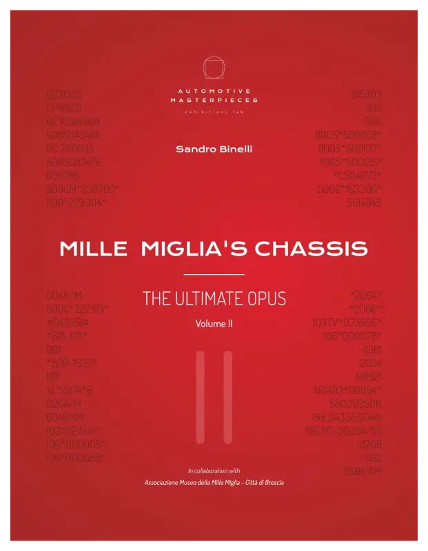 MILLE MIGLIA’S CHASSIS - Volume II Book