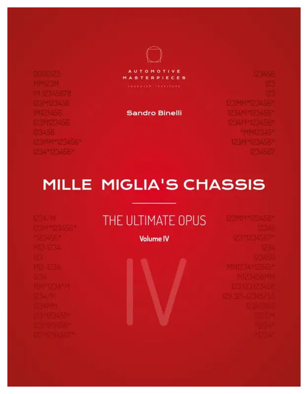 MILLE MIGLIA’S CHASSIS - Volume IV Book