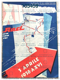 OB-105459 RACI 3 APRILE 1938 1938 XII Coppa delle Mille Miglia