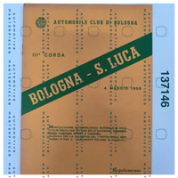 OB-137146 Official programme of the race 1958 3rd II Corsa Bologna - San Luca