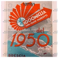 OB-137151 Official programme of the race 1950 Mille Miglia del 1950 - Coppa Franco Mazzotti