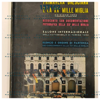 OB-137162 Primavera Bresciana Official list of entrants of the race 1953 XX Mille Miglia - Coppa Franco Mazzotti