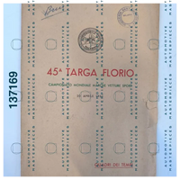 OB-137169 Official results of the race 1961 45ᴬ Targa Florio