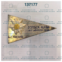 OB-137177 Official race participation badge 1949 Stella Alpina