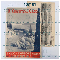 OB-137181 Official programme of the race 1949 IX Circuito del Garda