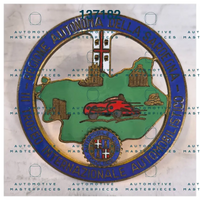 OB-137182 Official race participation badge 1953 III Trofeo Internazionale della Sardegna