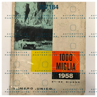 OB-137184 Official programme of the race 1958 1000 Miglia
