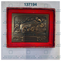 OB-137194 Official race participation badge 1973 Targa Florio Storica Automobile Club Palermo Registro Vetture Alfa Romeo