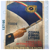 OB-137195 Official programme of the race 1934 I Giro Automobilistico d’Italia - Coppa d'Oro del Littorio