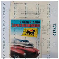 OB-137210 Official rules of the race 1954 II Gran Premio Supercortemaggiore