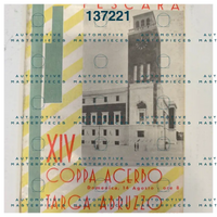 OB-137221 Official programme of the race 1938 XIV Coppa Acerbo