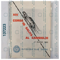 OB-137223 Official programme of the race 1965 Corsa in salita al Cansiglio
