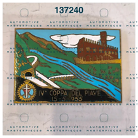 OB-137240 Official race participation badge 1955 IV Coppa del Piave