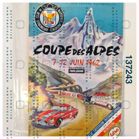 OB-137243 Official programme of the race 1962 Coupe des Alpes