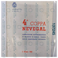 OB-137245 Official programme of the race 1960 Coppa Nevegal