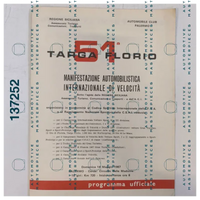 OB-137252 Official programme of the race 1967 51ᴬ Targa Florio