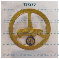 OB-137270 Official race participation badge 1956 VI Trofeo Internazionale della Sardegna - Coppa Diego Capelli