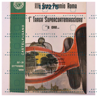 OB-137275 Official rules of the race 1956 14th XIV Gran Premio Roma - I Targa Supercortemaggiore 6 Ore Castelfusano