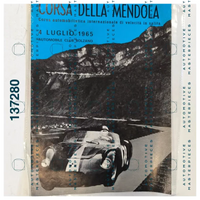 OB-137280 Official programme of the race 1965 Corsa della Mendola