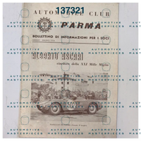 OB-137321 Information bulletin for the members of AC Parma, May–June 1954, dedicated to Alberto Ascari, winner of the 21st Mille Miglia