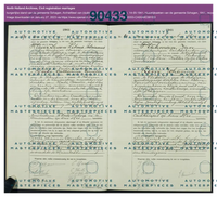 1941 certificato di matrimonio di Klaver.jpg