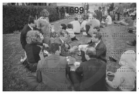 REVS 2015-012BURN-b15_1.19_0012 Peter Collins, Phil Hill, Luigi Musso, and Denise McCluggage sitting in a group Ph Tom Burnside .jpg