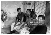 Cahier gettyimages-861201784-594x594 Wolfgang von Trips, Phil Hill, Olivier Gendebien, 1000 Km of Nürburgring, Nurburgring, 03 August 1958. Wolfgang von Trips, Phil Hill and Olivier Gendebien in the Ferrari garage..jpg