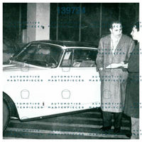 RC-139724 Record 26 Jan 1957 The king of Morocco Mohammed V. near the car.