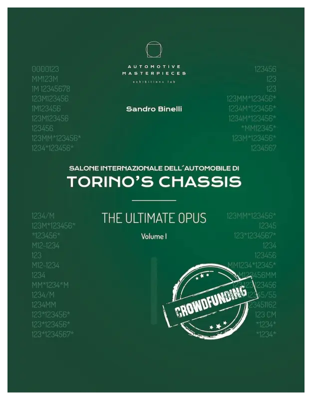 TORINO’S CHASSIS - Volume I Book